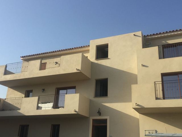 Façade de la résidence Mare e Monte à Algajola